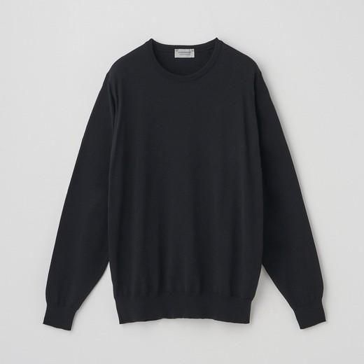 JOHN SMEDLEY (󥹥ɥ졼) 롼ͥåĹµ˥åȥץ륪С | A4787 | 24G MODERN FIT - BLACK