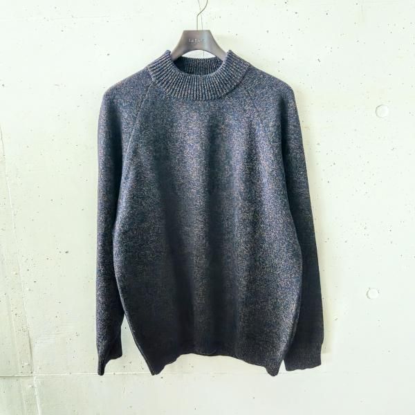 <img class='new_mark_img1' src='https://img.shop-pro.jp/img/new/icons10.gif' style='border:none;display:inline;margin:0px;padding:0px;width:auto;' />STILL BY HAND (ƥХϥ) ϥͥåץ륪С˥å - MELANGE NAVY