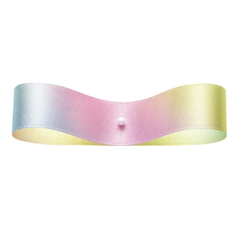 ハッピーリボン レインボーサテン(72mm)全2色 29535 - リボン ラッピングの通販