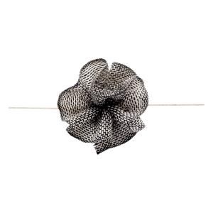 リネンワンタッチフラワー(30mm)全6色 47428 - リボン ラッピングの