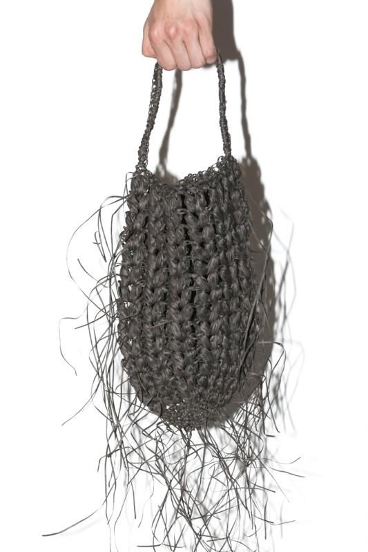 50%OFF》MAYDI / FRINGE STRAW BAG - spice brown - 乱痴気LANTIKI