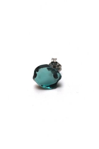 _cthruit / fragment (color) earring - teal