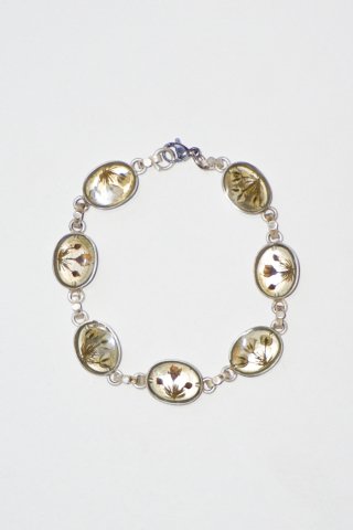 GUSTAVO / Flower Chain Bracelet - clear