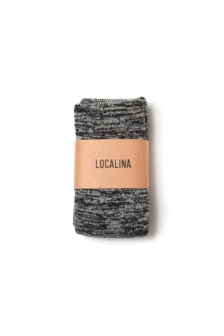 LOCALINA -MERIYASU- / tube socks mix - chacoal