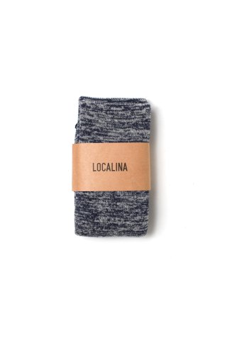 LOCALINA -MERIYASU- / tube socks mix - blue