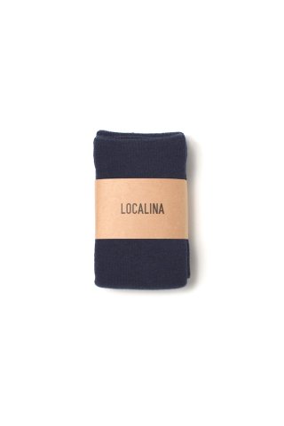 LOCALINA -MERIYASU- / tube socks solid - blue