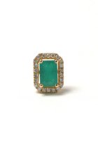  gem / Emerald earring