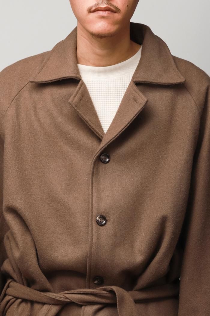 《20%OFF》Badhiya / BELTED COAT - wool melton - light brown - LANTIKI オンラインショップ | LANTIKImarket-乱痴気通販-