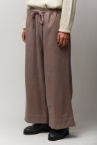 Badhiya / EASY PANTS WITH LINING - wool melton - pink