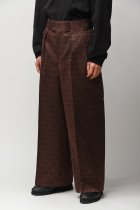 NEZU YOHIN TEN / TANGO PANTS  - brown stripe