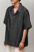 superNova. / Aloha shirts -Jacquard - black komon
