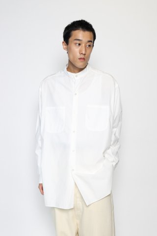 LES SIX / Over Size Isamu Noguchi Shirts - white