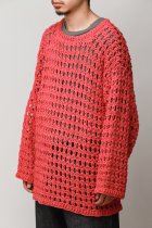 Niche. / Crochet L/S T-Shirts - SOLID - pink