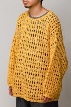 Niche. / Crochet L/S T-Shirts - SOLID - yellow