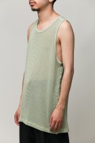O project / TANK TOP - green soap