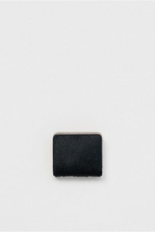 Hender Scheme / hairy snap wallet - black