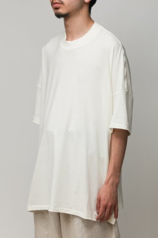 ANDER / SS BOX TEE - old white