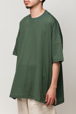 ANDER / SS BOX TEE - ash forest