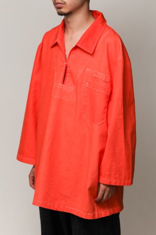 Military / Czech pullover shirts - over dye -orange
