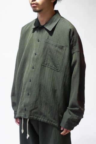 O project / BOMBER SHIRTS - olive green