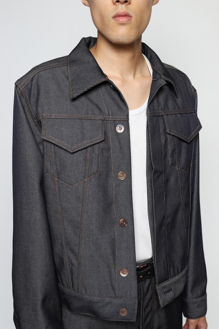 LES SIX / Wool 3rd Denim Jacket - indigo - 乱痴気LANTIKIオンラインショップ/LANTIKImarket