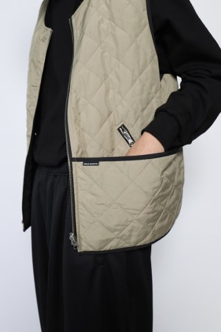 BURLAP OUTFITTER / QUILTED VEST - GREIGE