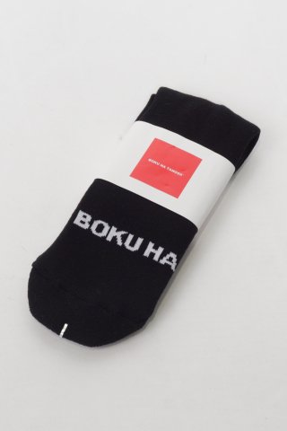BOKU HA TANOSII / BOKUTANO SOCKS - black