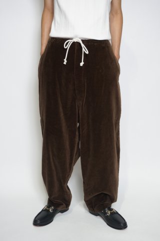 Marvine Pontiak Shirt Makers / Pajama Pants 2 - brown velor