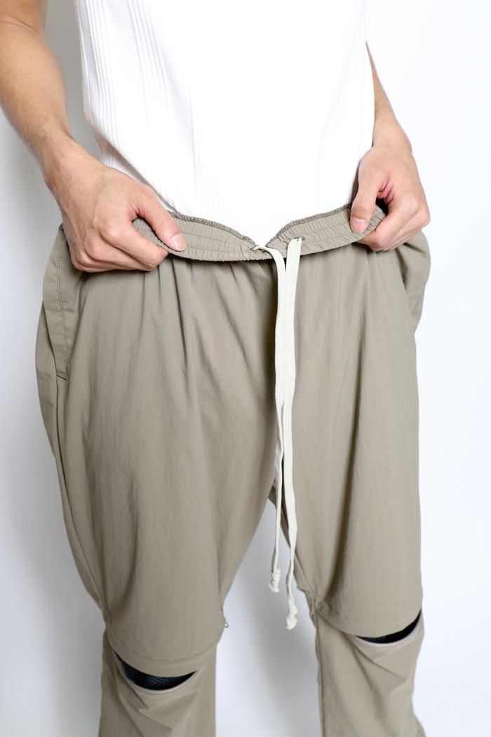 50%OFF》F.U.L.L / TRACK PANTS - gray khaki - 乱痴気LANTIKI