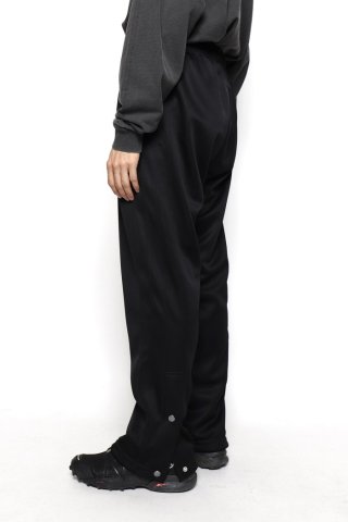 LOCALINA / slit track pants - black