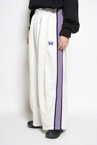 Needles / H.D Track Pant - Poly Smooth - ice white