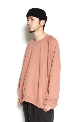 O project / CREW NECK SWEAT - old pink