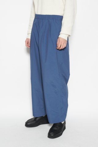 BURLAP OUTFITTER / WIDE TRACK PANTS - iron blue