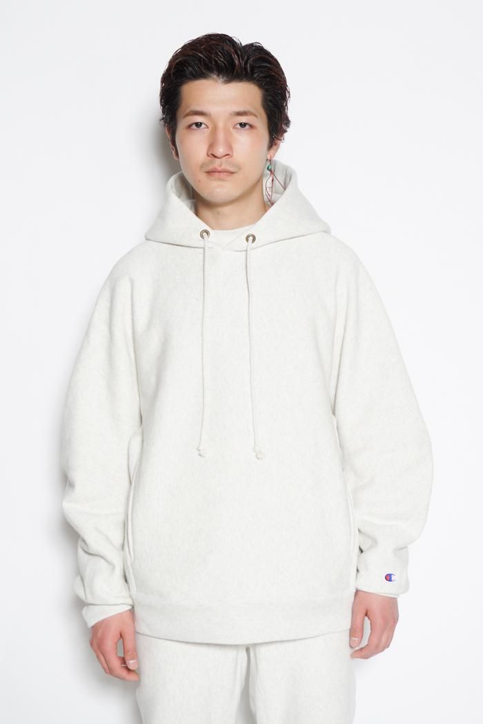 Champion hooded deals sweatshirt white