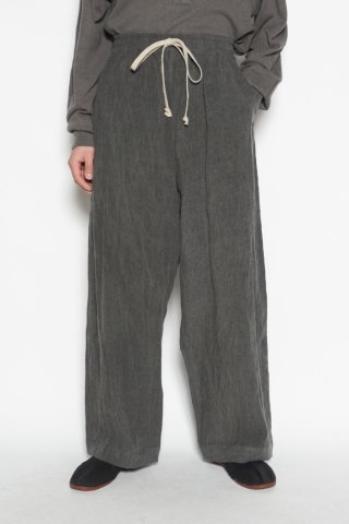 O project / JOGGING TROUSERS - dark sumi dyed