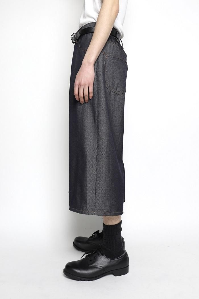 LES SIX / Wool Denim Shorts - indigo - 乱痴気LANTIKIオンライン