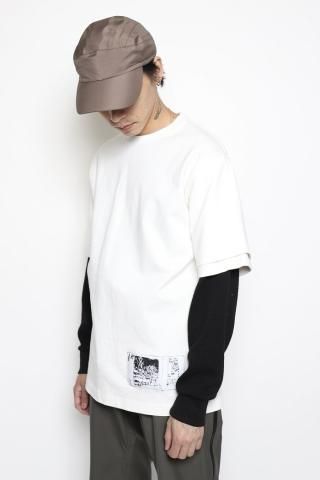 <img class='new_mark_img1' src='https://img.shop-pro.jp/img/new/icons20.gif' style='border:none;display:inline;margin:0px;padding:0px;width:auto;' /><font color=#FF0000>20%OFF</font>GR10K / DOUBLE 8OZ UTILITY S/S T-SHIRT - white
