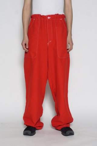 Military / Czech Cock Pants - Over Dye - red