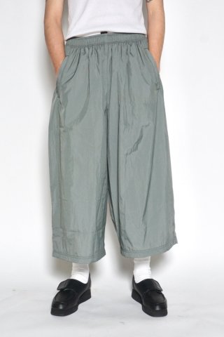 LOCALINA / nylon baggy pants - gray