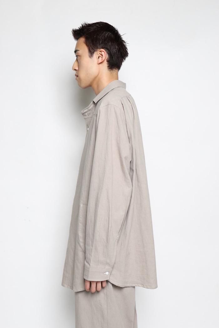 限定 クーポン10% Gorsch Square Collar Solid Shirt靴下を2足