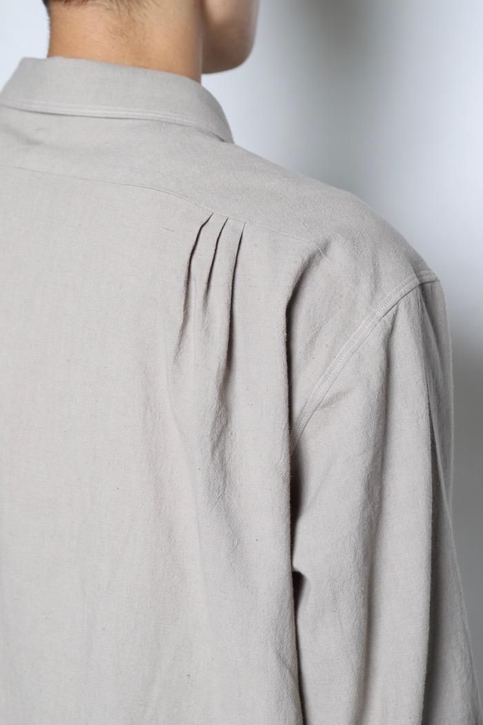 限定 クーポン10% Gorsch Square Collar Solid Shirt靴下を2足