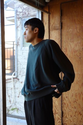 O PROJECT / CREW NECK SWEAT - 乱痴気 exclusive - off black