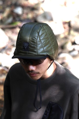 South2West8 / Quilted Cap - Nylon Ripstop - olive