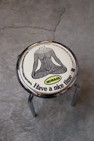 HOME ECONOMICS EXPERIMENT / metal pipe stool - A LC