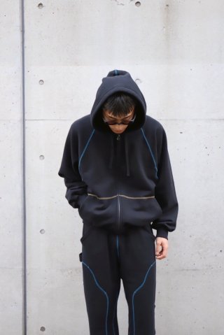 Iasof / Raglan hoodie - black