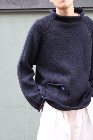 XENIA TELUNTS / Fisherman Sweater COTTON exclusive - black