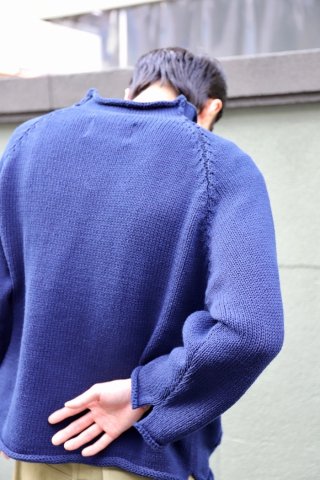 XENIA TELUNTS / Fisherman Sweater COTTON exclusive - indigo