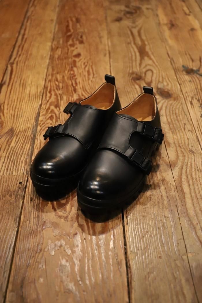 Hender Scheme / double monk #2146 - black - 乱痴気LANTIKI Hender Scheme / double monk #2146 - black - 乱痴気LANTIKI
