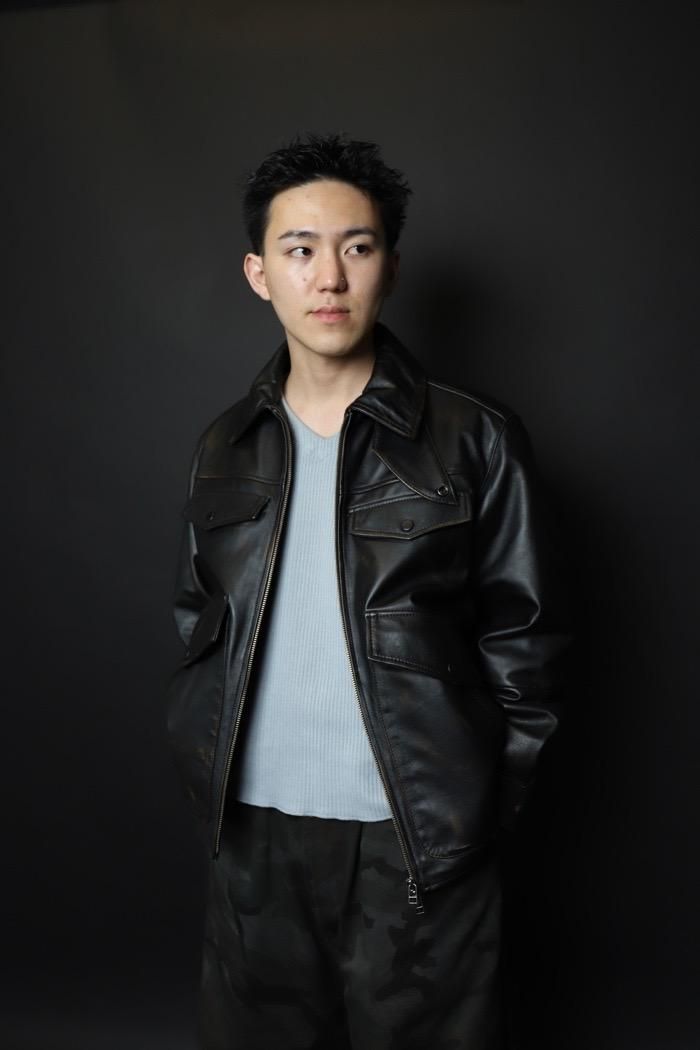 CCU / “WILL” ZIP JACKET - COW SKIN USED - black - 乱痴気 CCU / “WILL” ZIP JACKET - COW SKIN USED - black - 乱痴気