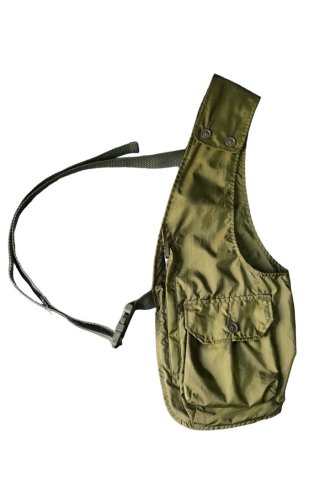 Engineered Garments / Shoulder Vest -  Nylon Ripstop - olive